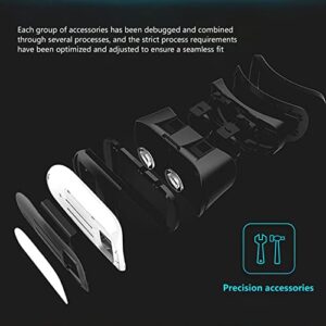 3D VR Smart Glasses, 3D Virtual Reality Goggles Headsets for Video Movies & Games, Light Weigh Comfortable Smart Glasses for Kids & Adults Wireless Bluetooth Compatible All Phone