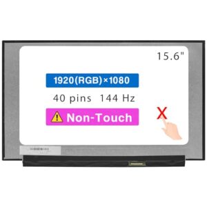 screen replacement for lenovo ideapad gaming 3 15arh7 model 82sb 15.6" fhd 1920×1080 40 pin 144hz lcd non-touch screen display panel