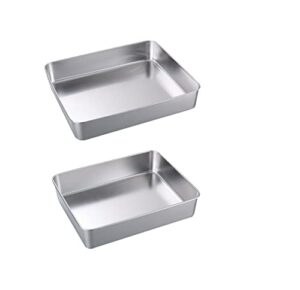 mlaqls rectangle cake pan stainless steel cake baking tray kitchen baking tray for mousse toaster bread cooking loaf pan loaf pan