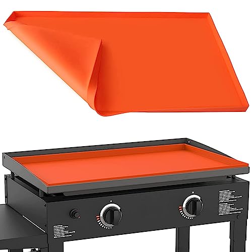 28" Silicone Griddle Mat for Blackstone 28 inch Griddle(Not fit 28XL/Pro), Heavy-Duty Food Grade Silicone Grill Buddy Mat Blackstone Griddle Top Cover Accessories Keep Flat Top Clean Critter-Rust Free