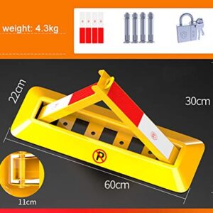 Security Posts for Driveways,Car Park Driveway Guard Saver,Easy Installation Car Parking Lock,Protect Your Parking Space(60CM×22CM)