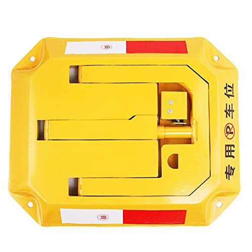 Folding Parking Barrier,Parking Space Lock Manual Parking Blocker,Thickened Safety Anti Parking Blocker,for Private Parking Spaces in Parking Garages