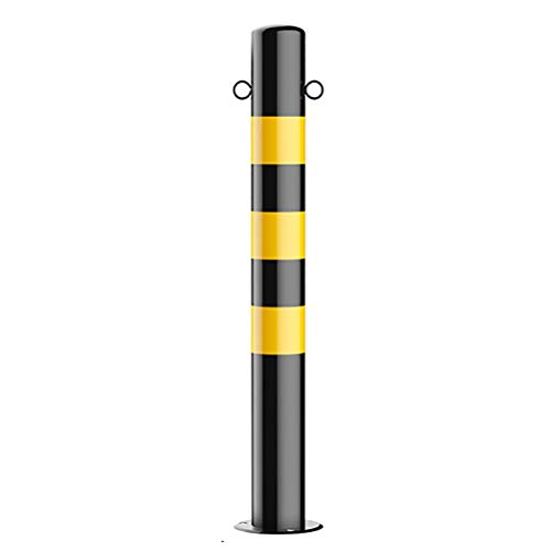 Driveway Bollards,Bollard's Locking Arm Features Reflective Tape,Car Park Driveway Guard Saver,Easy Installation Private Car Parking Space Lock