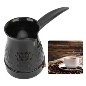 Electric Turkish Coffee Pot, Stainless Electrical Turkey Coffee Maker Kettle with Anti Scald Long Handle, No Dry Burning, Arabic Coffee Make Machine for Home