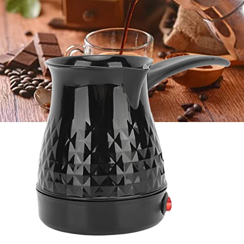 Electric Turkish Coffee Pot, Stainless Electrical Turkey Coffee Maker Kettle with Anti Scald Long Handle, No Dry Burning, Arabic Coffee Make Machine for Home