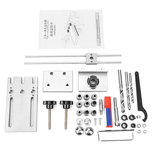 TYTOGE Woodworking Self Cente Dowelling Jig Drill Guide Locator Kit Dowellg Self