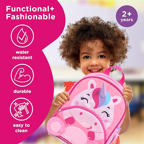 Move2Play, Unicorn Toddler Backpack | Preschool Backpack For Kids | Kindergarten School Book Bag | Small, Little, Mini Size Designed for Boys & Girls Ages 2, 3-5+ Year Olds