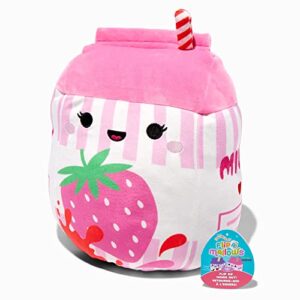 claire's exclusive squishmallow 12 inch flipamallow with strawberry milk and blue carton with cow stuffed animal toy