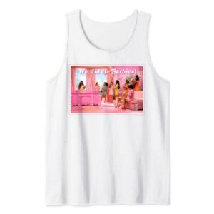 Barbie The Movie: We Did It Barbies! Tank Top