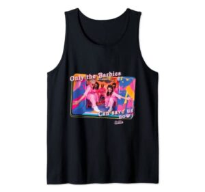 barbie the movie: only barbies can save us now tank top