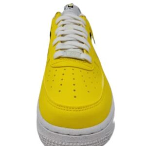 Nike Air Force 1 '07 Lv8 Mens Basketball Shoes, Tour Yellow/Sail-Black, 11.5 M US