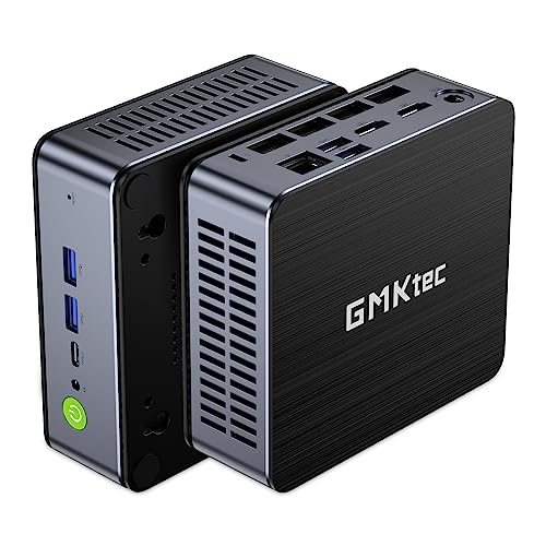 GMKtec Gaming Mini PC Windows 11 Pro AMD Ryzen 7 7735HS Mini Computer up to 4.75GHz 32GB DDR5 RAM 1TB Hard Drive PCIe SSD AMD Radeon 680M, 2 x HDMI, 1x USB4, 4X USB Ports, WiFi 6, BT5.2 Nucbox K2