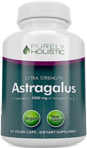 astragalus capsules 5,000 mg - 250 capsules, 8+ month supply - superior strength astragalus root extract 20:1 - non gmo, vegetarian & vegan friendly - supports the immune system & cardiovascular