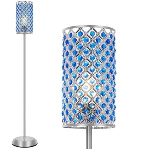 GyroVu Blue Crystal Lamp for Living Room Bedroom and Office