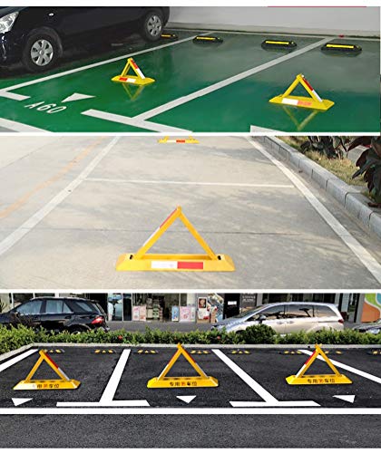 Driveway Barrier,Car Park Driveway Guard Saver,Easy Installation Car Parking Lock,Protect Your Parking Space(60CM×22CM)