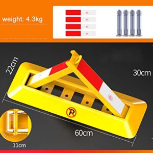 Driveway Barrier,Car Park Driveway Guard Saver,Easy Installation Car Parking Lock,Protect Your Parking Space(60CM×22CM)