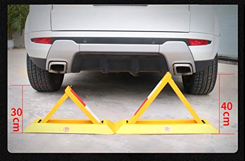 Driveway Barrier,Car Park Driveway Guard Saver,Easy Installation Car Parking Lock,Protect Your Parking Space(60CM×22CM)