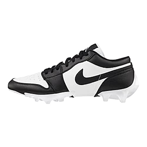 Nike Men's Jordan 1 Mid TB Football Cleats White/Black-Panda FJ6245-100 13