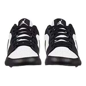 Nike Men's Jordan 1 Mid TB Football Cleats White/Black-Panda FJ6245-100 13