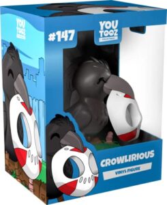 youtooz crowlirious #147 3.6" inch vinyl figure, collectible limited edition figure from the youtooz gaming collection