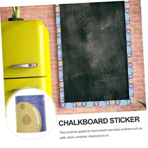 1 PC Chalkboard Border Paper Christmas Stickers Black and White Decor Alphabet Stickers Poster Board Borders Bulletin Border Straight Trimmer Chalkboard Boarder Trim Campus Sticker