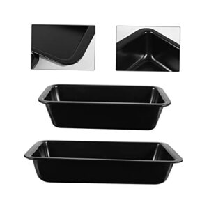 UPKOCH 2pcs Toast Box Bakeware Popsicles Molds French Bread Pan Aluminum Baking Pans Pan Bakeware Cupcake Baking Pan Loaf Bakeware Cake Pan Non-stick Bread Pan Kitchen Non-stick Bread Pan