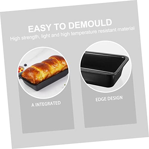 UPKOCH 2pcs Toast Box Bakeware Popsicles Molds French Bread Pan Aluminum Baking Pans Pan Bakeware Cupcake Baking Pan Loaf Bakeware Cake Pan Non-stick Bread Pan Kitchen Non-stick Bread Pan