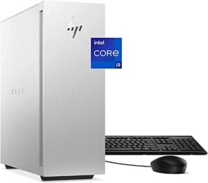 hp 2023 newest envy desktop, intel core i9 12900 up to 5.1ghz, nvidia geforce rtx 3070 graphics, 16gb ram, 1tb ssd, 2tb hdd, wi-fi 6, bluetooth, wired keyboard & mouse, windows 11 home