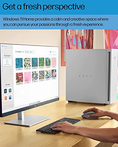 HP 2023 Newest Envy Desktop, Intel Core i9 12900 up to 5.1GHz, NVIDIA GeForce RTX 3070 Graphics, 16GB RAM, 1TB SSD, 2TB HDD, Wi-Fi 6, Bluetooth, Wired Keyboard & Mouse, Windows 11 Home