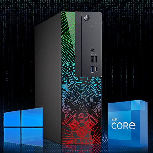 Lumos 8 Gaming Desktop PC, Intel Core i5 6th Gen, GT 1030 2GB DDR5, 16GB RAM, 256GB SSD + 1TB HDD, RGB Kit, Win 10 Pro (Renewed)