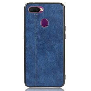 phone case for oppo f9/oppo f9 pro, case for oppo f9/oppo f9 pro cow-like pu leather style protector cover, non-slip shockproof cover for oppo f9/oppo f9 pro case
