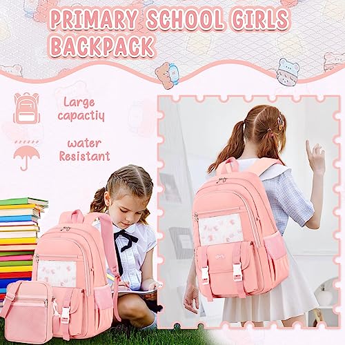 Bluboon Kids School Backpacks for Girls Elementary Bookbags Middle School bags Travel Rucksack Casual Daypack