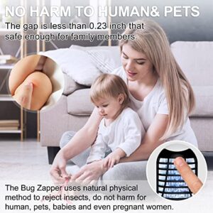 BITSCO 2 Pack Bug Zapper Indoor, Electronic Fly Zapper Lamp for Home, Eliminates Flies Flying Pests Effective Operation, Black