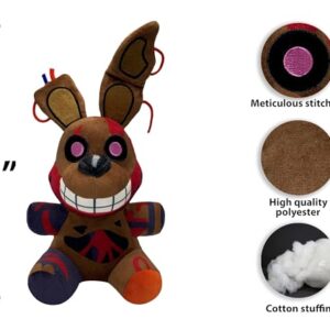 VNKVTL Burntrap Plush Birthday Gift for Kids, Spring Trap Plush with Soft and Comfortable Cotton, Décor Plushtrap Plush, Burntrap for All Ages, 7 Inch Game Plush.