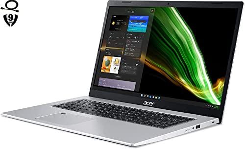 acer Aspire 5 Laptop, 17.3" FHD Display, Intel Core i7-1165G7 Processor, 32GB RAM 1TB PCIe SSD, Fingerprint Reader, Backlit Keyboard, Webcam, WiFi, Bluetooth, Windows 11 Home, Silver