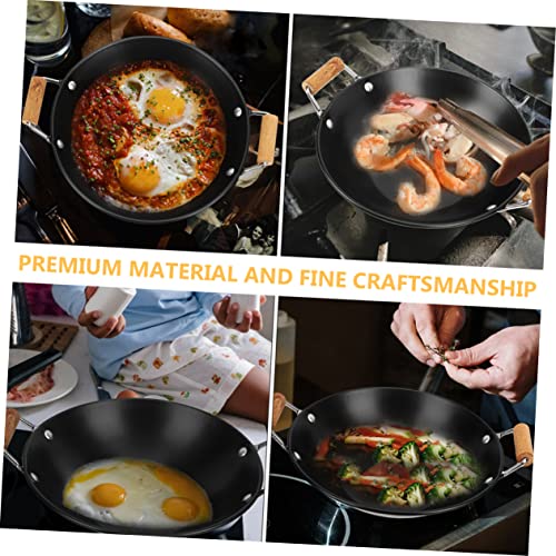 TIDTALEO Stainless Steel Griddle Korean Cookware Stainless Steel Stock Pot Metal Cooking Utensils Outdoor Stainless Steel Paella Pan Electric Skillets Nonstick with Lids Household Hot Pot