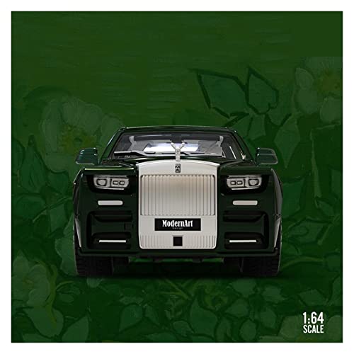 Scale Models 1 64 Model Car for Rolls-Royce Phantom Wild Rose Coating Alloy Die-cast Vehicle Adult Collection Mini Vehicles