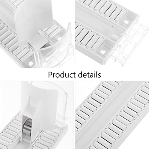 Drink Organizer for Fridge Plastic Pusher Tray Rack Automatic Vending Machine Sliding Organizer Fast Pusher Glide Pull Out Cabinet Shelf Drink Holder Refrigerator Drink Holder