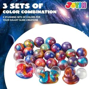 JOYIN Slime Party Favors, 24 Pack Galaxy Slime Ball Party Favors - Stretchy, Non-Sticky, Mess-Free, Stress Relief, and Safe for Girls and Boys - Perfect for Party, Classroom Reward