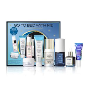 sunday riley go to bed with me complete anti aging evening skincare set, 1 ct.
