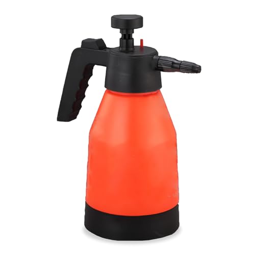 BIOPRONEXT Pressure Hand Pump Sprayer - 0.4 Gallon Small Pump Spray Bottle with Safety Valve and Adjustable Nozzle - High-Pressure Pump Hand Sprayer for Home Cleaning, Garden or Car Detailing (1.5L)