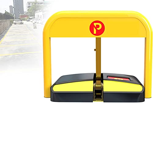 SKIHOT Parking Space Lock with Remote Control,Carport Auto Space Stall Private,Waterproof and Rustproof,Self-Contained Alarm System,About 50 Meters Remote Control Distance