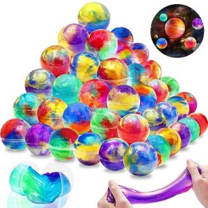 36 pack galaxy ball slime party favors for kids,stretchy non-sticky crystal slime for boys girls gift,school prize,stress relief