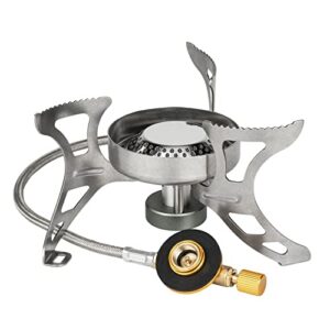 nichanghua outdoor camping gas burner high power 3240w portable split mini gas stove outdoor picnic bbq camping stove equipment (color : brs-51)