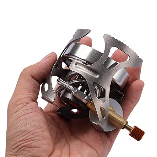 NICHANGHUA Outdoor Camping Gas Burner High Power 3240W Portable Split Mini Gas Stove Outdoor Picnic BBQ Camping Stove Equipment (Color : BRS-51)