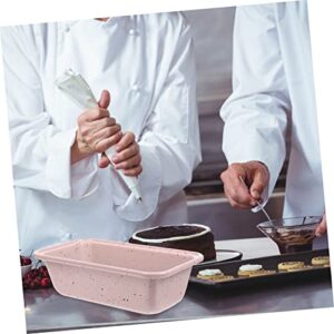 Anneome Loaf Pan Toast Mold Pullman Nonstick Bakeware Silcone Molds Carbon Steel Bakeware Toast Bread Toast Kitchen Gadget Practical Toast Pan Bread Baking Mold Meatloaf Pink Bread Pan