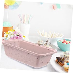 Anneome Loaf Pan Toast Mold Pullman Nonstick Bakeware Silcone Molds Carbon Steel Bakeware Toast Bread Toast Kitchen Gadget Practical Toast Pan Bread Baking Mold Meatloaf Pink Bread Pan