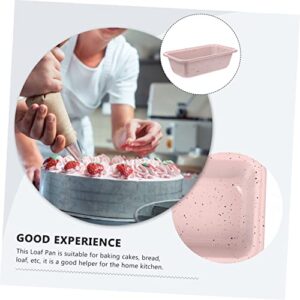 Anneome Loaf Pan Toast Mold Pullman Nonstick Bakeware Silcone Molds Carbon Steel Bakeware Toast Bread Toast Kitchen Gadget Practical Toast Pan Bread Baking Mold Meatloaf Pink Bread Pan