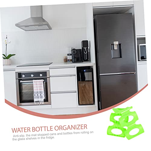 Anneome Mini Fridge Organizer Beer Cans Pad Drink Dispensers Water Bottles Holder Water Bottles Organizer Bottle Stacking Mat Refrigerator Beer Holder Soda can Organizer for Refrigerator