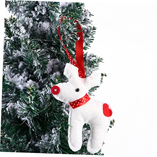 1pc Christmas Elk Pendant Christmas Decor Fireplace Decor Plush Doll Holiday Tree Decorations Christmas Tree Decor Felt Christmas Tree Ornaments Christmas Hanging Plush Elk Pendant